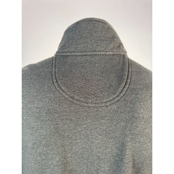 Izod Advantage Performance Stretch Grey Quarter-Zip Pullover Sweatshirt XL - Picture 10 of 16